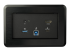 KITBZDOCK - StarTech.com Conference Room Docking Station, Universal Laptop Dock, 4K HDMI, 60W Power Delivery, USB Hub, GbE, Audio, In-Table Connectivity Box For Huddle/Boardroom Collaboration Space - Top