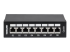 720908 - Intellinet Patch Panel, Cat6a, FTP, 8-Port, Desktop, Shielded, 90° Top-Entry Punch Down Blocks, Black - Front