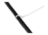 CBMZT4NK - Startech 10cm(4") Cable Ties, 2mm(1/16") wide, 22mm(7/8") Bundle Diameter, 8kg(18lb) Tensile Strength, Nylon Self Locking Zip Ties with Curved Tip, 94V-2/UL Listed, 1000 Pack, White - Front