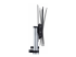 1110C-MOBILE-TV-CART - StarTech.com Rolling TV Cart/Stand On Wheels, Up to 100inch/220lb Screens - Left side