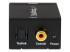SPDIF2AA - Startech SPDIF Digital Coaxial or Toslink Optical to Stereo RCA Audio Converter - Left side