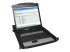 B020-U16-19-IP - Eaton Tripp Lite Series 16-Port IP KVM Switch Rack Console w/ 19" LCD 1U - Left-angle