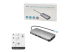 C31NANODOCKPROPD - i-Tec USB-C Metal Nano 3x Display Docking Station + Power Delivery 100 W - Right-angle