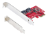 2P6G-PCIE-SATA-CARD - StarTech.com SATA PCIe Card, 2 Port PCIe SATA Expansion card, 6Gbps SATA Card, Full/Low Profile, PCI Express to SATA Adapter, ASM1061 Non-Raid SATA Controller Card - Left-angle