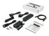 HB30A10AME - StarTech.com 10 Port USB Hub with Power Adapter, Surge Protection, Metal Industrial USB 3.0 Data Transfer Hub, Din Rail, Wall or Desk Mountable, High Speed USB 3.1/ USB 3.2 Gen 1 5Gbps Hub - Right-angle
