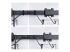 3M1A3SG-MONITOR-ARM - StarTech.com Crossbar Triple Monitor Desk Mount, VESA 75x75/100x100 - Close up