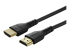 RHDMM2MP - StarTech.com 2m Premium Certified HDMI 2.0 Cable with Ethernet, Durable High Speed UHD 4K 60Hz HDR 10, 6ft Rugged M/M HDMI Cord with Aramid Fiber, TPE, Ultra HD Monitors, TVs & Displays - Right-angle