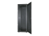 713276 - Intellinet Network Cabinet, Free Standing (Standard), 42U, Usable Depth 123 to 773mm/Width 703mm, Black, Flatpack, Max 1500kg, Server Rack, IP20 rated, 19", Steel, Multi-Point Door Lock, One Lock Per Side Panel, Three Year Warranty - Front
