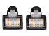 N261-025-BK - Eaton Tripp Lite Series Cat6a 10G Snagless UTP Ethernet Cable (RJ45 M/M), Black, 25 ft. (7.62 m) - Close up