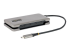 HB31CM4CPD3 - StarTech.com 4-Port USB-C Hub, 4x USB-C Ports, USB 3.1 10Gbps, Portable USB C Hub with 100W Power Delivery Pass-Through, Portable USB Type C Hub w/ 9.8in (25cm) Wrap-Around Cable - Left-angle