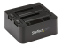 SDOCK2U313 - Startech Dual-Bay USB 3.1 to SATA Hard Drive Docking Station, USB 3.1 (10 Gbps) Hard Drive Dock, External 2.53.5 SATA IIIIII, SSDHDD Docking Station, Hot-Swap Hard Drive Bay - Left-angle