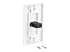 HDMIPLATE - StarTech.com Single Outlet Female HDMI Wall Plate White - Back