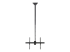 FLATPNLCEIL - Startech Ceiling TV Mount - Front