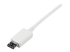 USBPAUB50CMW - StarTech 0.5m White Micro USB Cable Cord - Close up