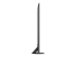 LH98QECEDGCXEN - Samsung QE98C - 98" Diagonal Class (97.5" viewable) - Left side