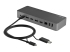 USBCCADP - StarTech.com 3ft (1m) USB C Cable w/ USB-A Adapter Dongle, Hybrid 2-in-1 USB C Cable w/ USB-A | USB-C to USB-C (10Gbps/100W PD), USB-A to USB-C (5Gbps), USB-A Host to USB-C DisplayLink Dock - Left-angle