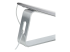 LAPTOP-STAND-SILVER - Startech Laptop Stand for Desk, 5kg/11lb, Aluminum, Silver, Ergonomic - Close up
