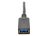 U428-06N-F - Eaton Tripp Lite Series 6 Inch USB 3.1 Gen 1 5 Gbps Cable USB Type-C USB-C to USB Type A M/F 6" - Close up