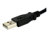 USBPNLAFAM3 - StarTech.com 3 ft Panel Mount USB Cable A to A F/M - Right-angle