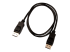 V7DPPRO-1M-BLK - V7 - DisplayPort cable - Front