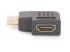 HDMI2HDMIMFRA - StarTech.com Right Angle HDMI 2.0 Adapter, 90-Degree HDMI Port Saver, M/F - Top
