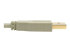 U022-010-BE - Eaton Tripp Lite Series USB 2.0 A to B Cable (M/M), Beige, 10 ft. (3.05 m) - Close up