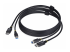 DU1226-KVM-CABLE - StarTech.com 6ft (1.8m) DisplayPort and USB 5Gbps KVM Cable - Right-angle