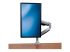 ARMPIVOTHD - StarTech.com Desk Mount Monitor Arm, Heavy Duty Ergonomic VESA Monitor Arm, Single Display up to 9kg, Full Motion, Height Adjustable, Articulating, Aluminum, C-Clamp/Grommet, Silver - Front
