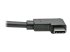 U428-003-CRA - Eaton Tripp Lite Series USB-C to USB-A Cable (M/M), Right-Angle C, USB 3.2 Gen 1 (5 Gbps), Thunderbolt 3 Compatible, 3 ft. (0.91 m) - Close up