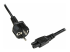 753E-3M-POWER-LEAD - StarTech.com 3m (10ft) Laptop Power Cord, EU Schuko to C5, 2.5A 250V, 18AWG, Notebook / Laptop Replacement AC Cord, Printer/Power Brick Cord, Schuko CEE 7/7 to Clover Leaf IEC 60320 C5 - Multi-angle