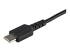 USBSCHAC1M - StarTech 3ft (1m) Secure Charging Cable, USB-A to USB-C Data Blocker Charge-Only Cable, No-Data Power-Only Charger Cable for Phone/Tablet, Data Blocking USB Protector Adapter Cable - Close up