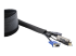 WKSTNCMFLX - StarTech.com 10ft (3m) Cable Management Sleeve, Trimmable Heavy Duty Cable Wrap, 1.2" (3cm) Dia Polyester Mesh Computer Cable Manager/Protector/Concealer - Right side