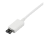 USBPAUB2MW - StarTech 2m White Micro USB Cable Cord - Close up