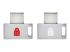 K64709WW - Kensington VeriMark Guard USB-C Fingerprint Key - Top