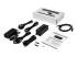 HB30A7AME - StarTech.com 7 Port USB Hub with Power Adapter, Surge Protection, Metal Industrial USB 3.0 Data Transfer Hub, Din Rail, Wall or Desk Mountable, High Speed USB 3.1/USB 3.2 Gen 1 5Gbps Hub - Right-angle