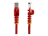 45PAT50CMRD - StarTech.com 0.5m Red Cat5e / Cat 5 Snagless Ethernet Patch Cable 0.5 m - Multi-angle