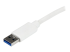 USB31000SPTW - StarTech.com USB 3.0 to Gigabit Ethernet Adapter NIC w/ USB Port (White) - Close up