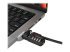 MBPR16LDG02CL - Compulocks Ledge Lock Adapter for MacBook Pro 16" M1, M2 & M3 with Combination Cable Lock - Close up
