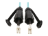 N820-10M-IND - Eaton Tripp Lite Series 10Gb Rigid Industrial Duplex Multimode 50/125 OM3 Fiber Patch Cable (LC/LC) - Close up
