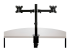 ARMDUAL2 - StarTech.com Desk Mount Dual Monitor Arm, Desk Clamp / Grommet VESA Monitor Mount for up to 32 inch Displays, Ergonomic Articulating Monitor Arm, Height Adjustable/Tilt/Swivel/Rotating - Back
