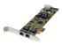 ST2000PEXPSE - StarTech.com Dual Port PCI Express Gigabit Ethernet Network Card Adapter - Left-angle