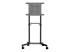 MBLTVSTNDEC - StarTech.com Mobile TV Cart, Portable Rolling TV Stand for 37-70" VESA Display (154lb/70kg), with Shelf & Storage Compartment, Rotate/Tilt Display, Universal TV Mount on Casters/Wheels - Front