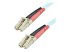 A50FBLCLC1 - StarTech.com 1m (3ft) LC/UPC to LC/UPC OM3 Multimode Fiber Optic Cable, Full Duplex 50/125Âµm Zipcord Fiber Cable, 100G Networks, LOMMF/VCSEL, <0.3dB Low Insertion Loss - Right-angle