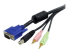 USBVGA4N1A6 - StarTech.com 6 ft 4-in-1 USB VGA KVM Switch Cable with Audio and Microphone - Right-angle
