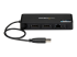 USBA2DPGB - StarTech.com USB 3.0 Mini Dock, Dual Monitor USB-A Docking Station w/ DisplayPort 4K 60Hz Video & Gigabit Ethernet, 1ft (30cm) Cable, Portable USB 3.1 Gen 1 Type-A Laptop Adapter, 4K Dock - Front