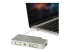 CDPVGDVHDMDP - StarTech.com USB C Multiport Video Adapter with HDMI, VGA, Mini DisplayPort or DVI, USB Type C Monitor Adapter to HDMI 1.4 or mDP 1.2 (4K), VGA or DVI (1080p), Silver Aluminum Adapter - Right-angle