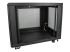 RK1233BKM - Startech 12U Server Rack Cabinet, 4-Post Adjustable Depth (2" to 30")Network Equipment Rack Enclosure w/Casters/Cable Management/Shelf/Locking, Dell PowerEdge, HP ProLiant, ThinkServer - Left-angle