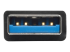 U360-004-SLIM - Tripp Lite 4-Port Portable Slim USB 3.0 Superspeed Hub w/ Built In Cable - Close up