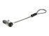 BRNCHLOCK - StarTech.com Universal Laptop Cable Lock Expansion Loop, 6” (15cm) Anti Theft 4-Digit Combination K-Slot Lock, Computer Security Cable to Create Twin/Multi-Head Lock for Multiple Devices - Back