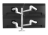 45-509-216 - Ergotron LX - Mounting kit (dual stacking arm, tall pole) - Back